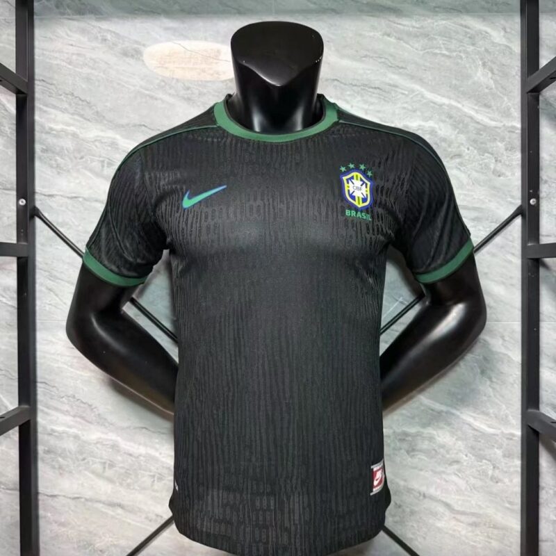 1998 Player Brazil home retro jersey - Image 1