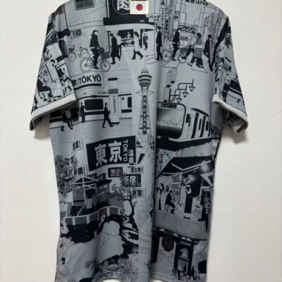 2026 Japan Fashion Gray Tokyo  jersey - Image 2