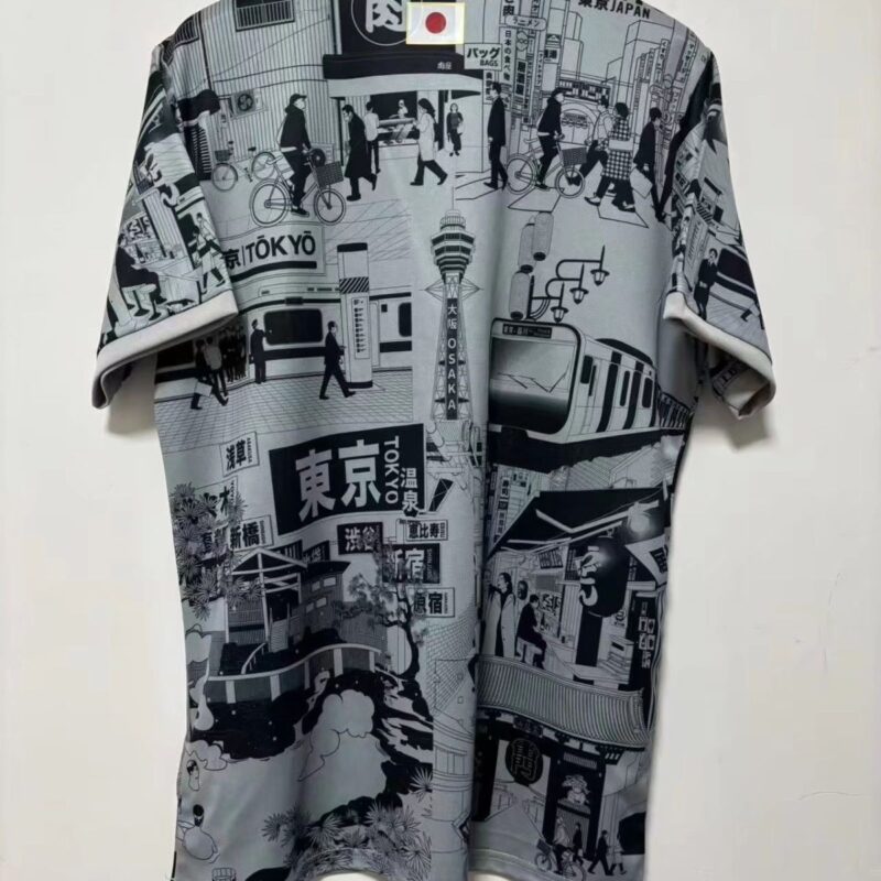 2026 Japan Fashion Gray Tokyo  jersey - Image 2