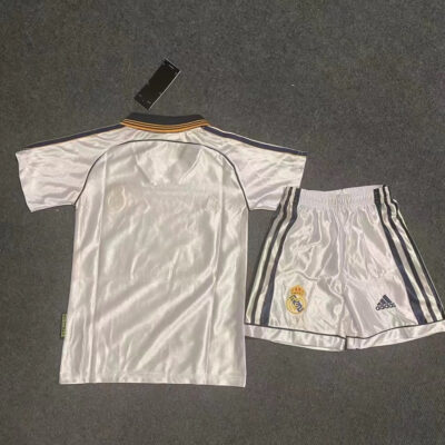 98/00 Real Madrid  Home kids kit jersey - Image 2