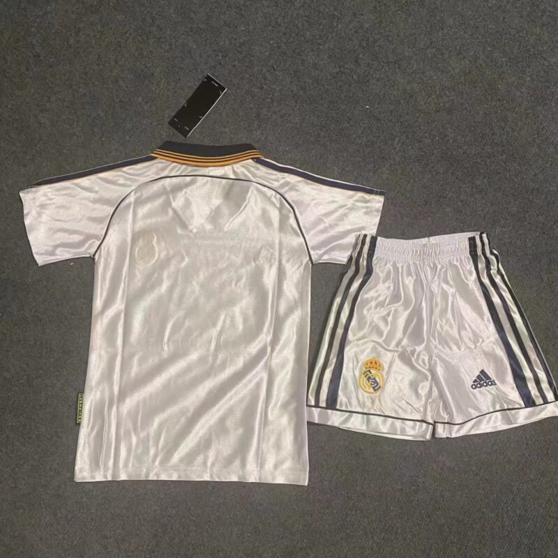98/00 Real Madrid  Home kids kit jersey - Image 2