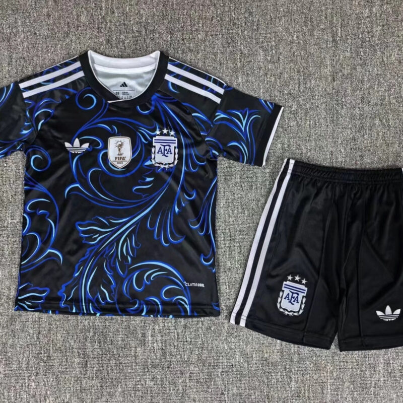 d3f960ee-eedd-42c2-8b6c-c7379d412420 2026 Argentina away kids kit jersey - Image 1