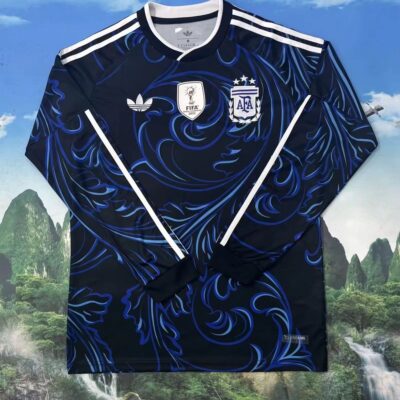 2026  long sleeved Argentina away  jersey
