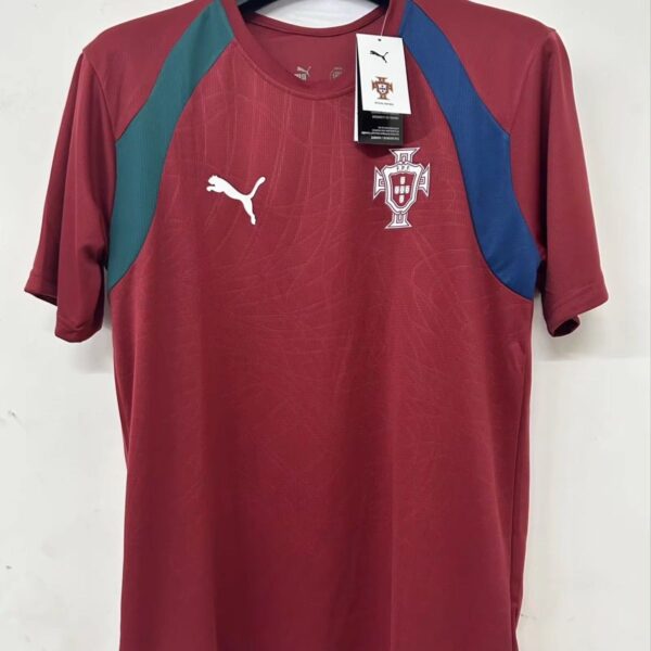 26-27 Portugal training uniform red jersey