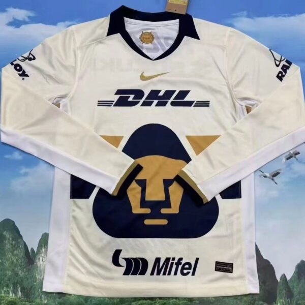 25-26 season PumaS UNAM home long sleeved jersey