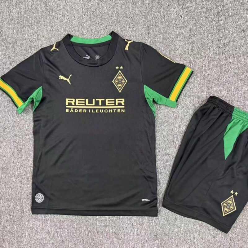 fbf0e710-eba0-47d3-8c1e-c97a722891c9 2026/2027 Borussia Mönchengladbach away kids kit jersey - Image 1