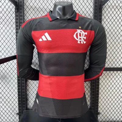 2026/2027 Player Version long sleeved CR Flamengo home  jersey