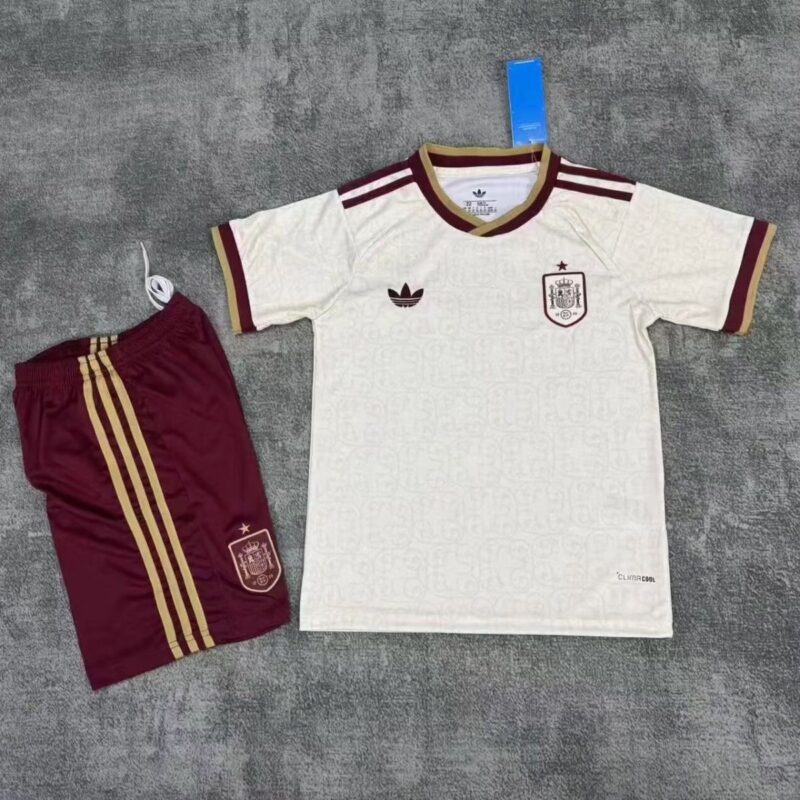2026 Spain away kids kit jersey - Image 1