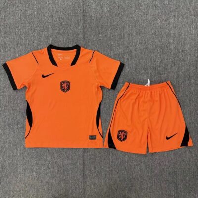 2026 Netherlands Home kids kit jersey