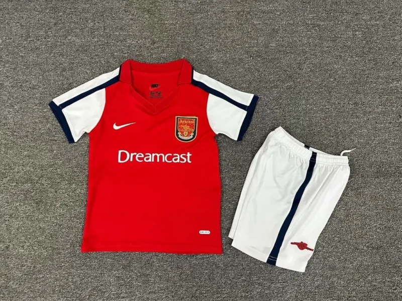 0f1f8cb363a0e680138a0b7f90fd52bf 2000/2002 Retro Arsenal Home kids kit jersey - Image 1