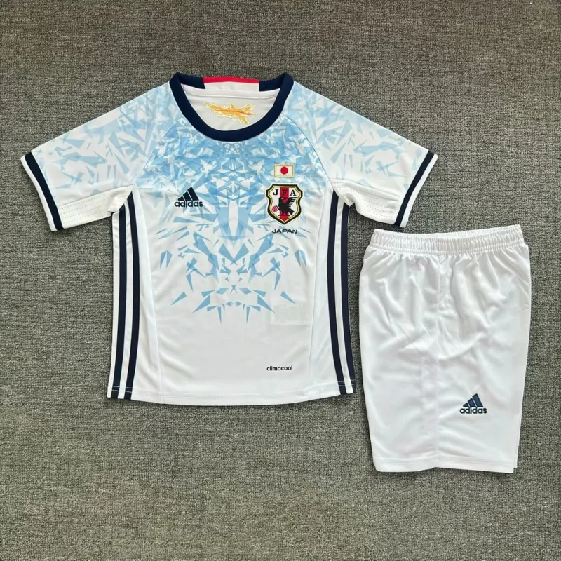 1512bdf650053a83f6860b2e3ababf55 2016/2017 Retro Japan Away kids kit jersey - Image 1