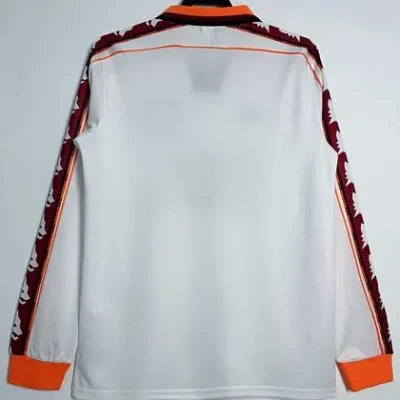 1998/1999 Retro Long Sleeve AS Roma Away jersey - Image 2