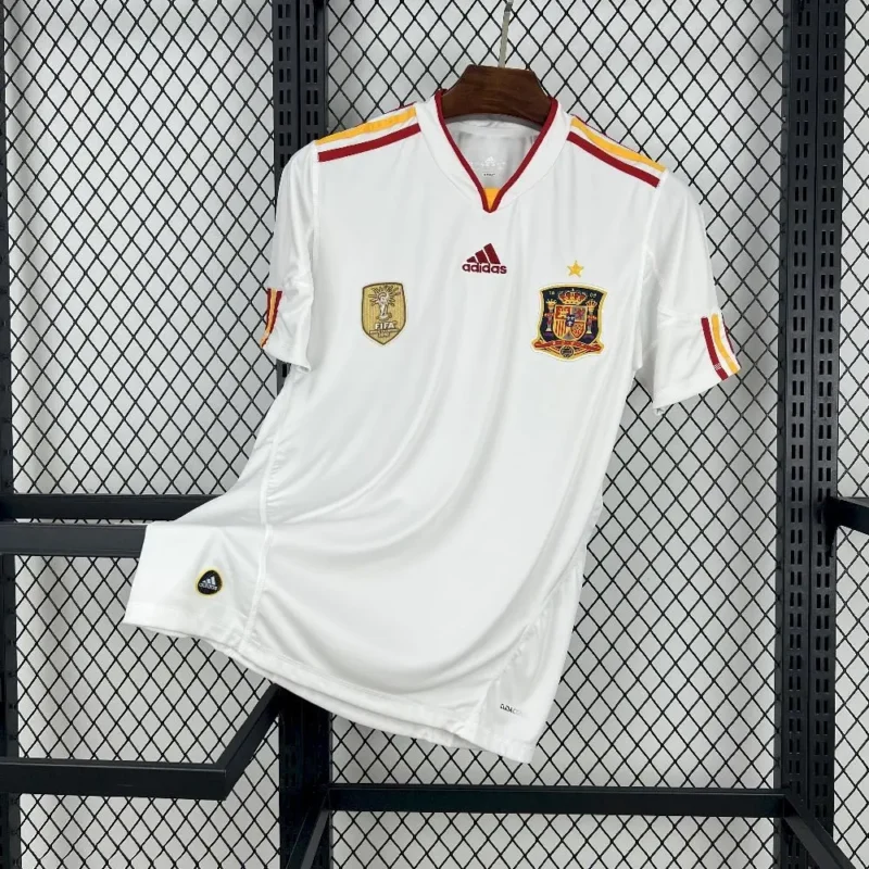 1f5df70a0c51a3d6c8e2a518cc245d72 2011 Retro Spain Away jersey - Image 1