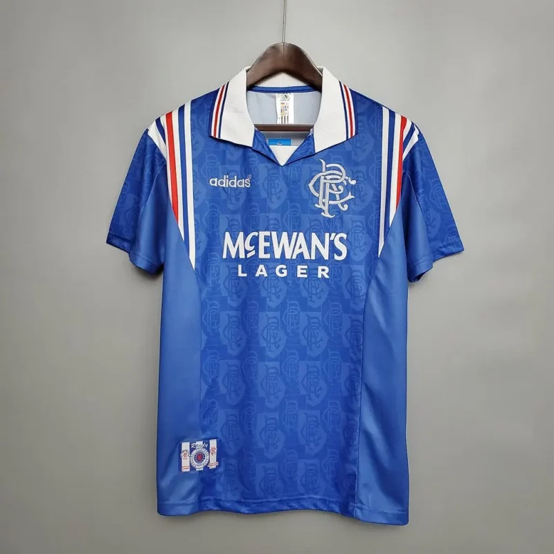 2128782ba1d91e5f08120981538fe340 1996/1997 Retro Rangers Home jersey - Image 1