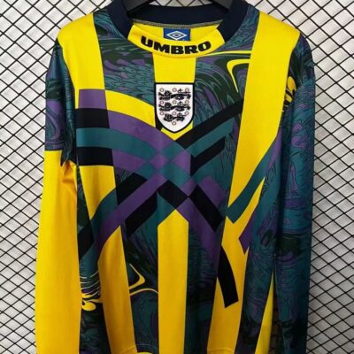 1995/1996 Retro Long Sleeve England Goalkeeper jersey