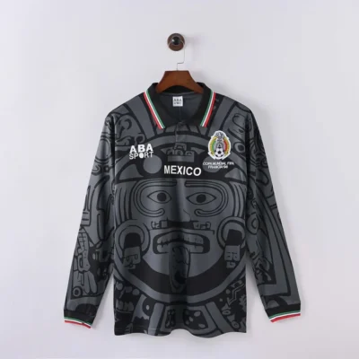1998 Retro Long Sleeve Mexico Third Away jersey