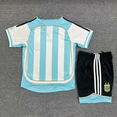 2006 Retro Argentina Home kids kit jersey - Image 2