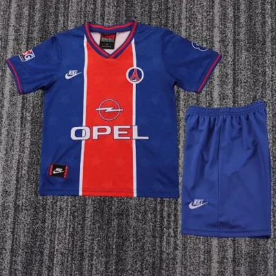1995/1996 Retro Paris Saint-Germain Home kids kit jersey