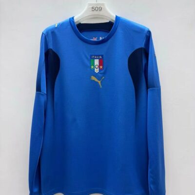 2006 Retro Long Sleeve Italy Home jersey