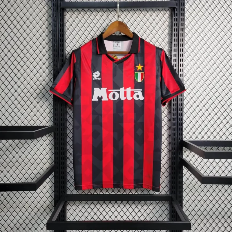 25f5b09f41c3c4e8fc959e93dff3bea0 1993/1994 Retro AC Milan Home jersey - Image 1