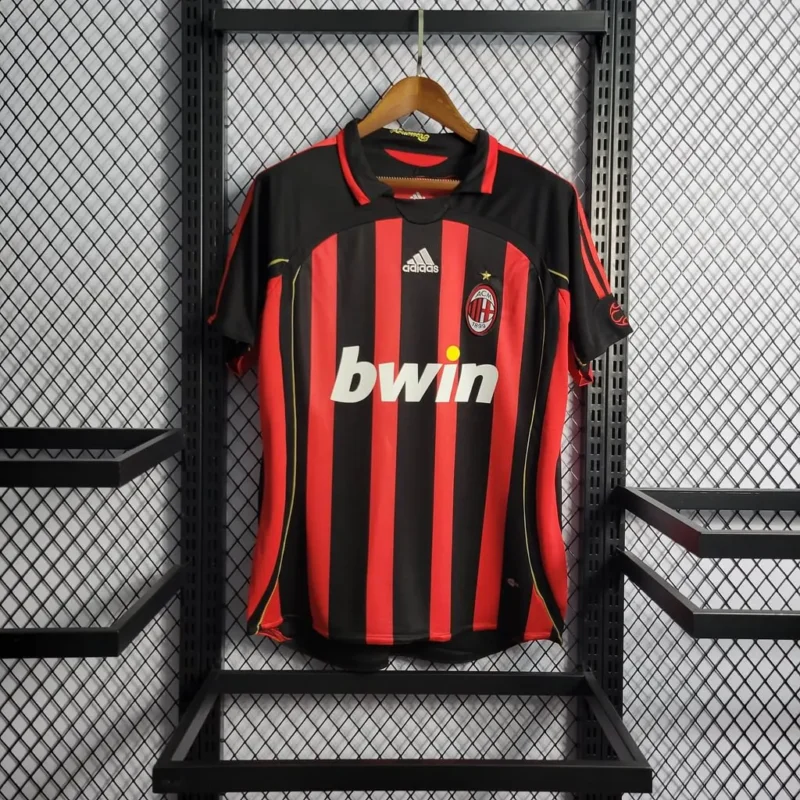 2750f920b86bfd1a33a3ee382ea64096 2006/2007 Retro AC Milan Home jersey - Image 1