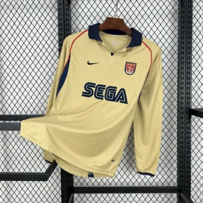 2001/2002 Retro Long Sleeve Arsenal Away jersey