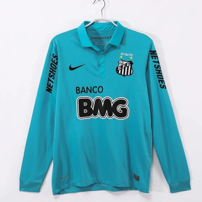 27c3658f08d1c61f5903c42b50aaf67a 2012/2013 Retro Long Sleeve Santos Third Away jersey - Image 1