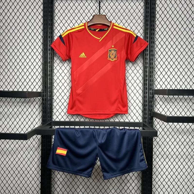 2012 Retro Spain Home kids kit jersey - Image 1