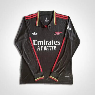 2025/2026 Long Sleeve Arsenal special version black long sleeves POLO jersey