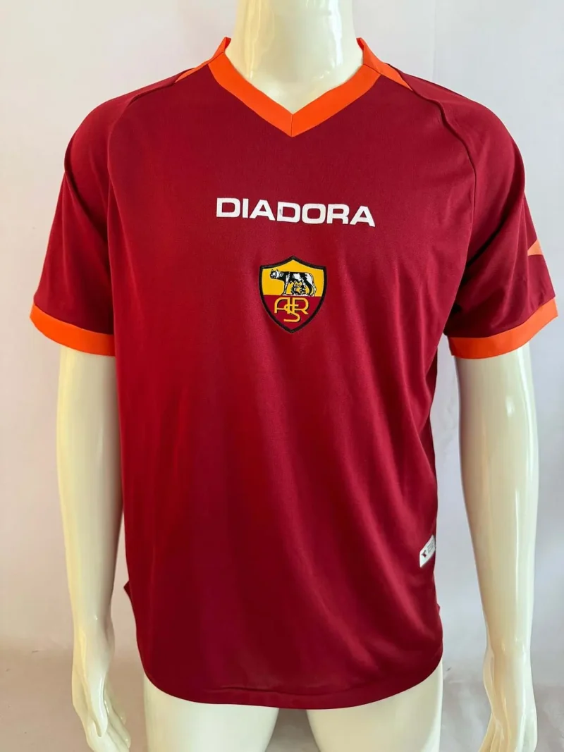 2f43b5300102d9fea28d6f2ef990a63c 2006/2007 Retro AS Roma Home jersey - Image 1
