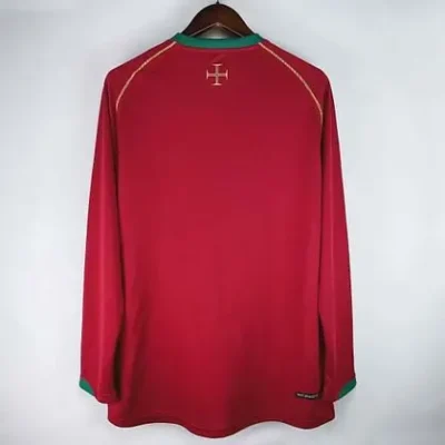 2006 Retro Long Sleeve Portugal Home jersey - Image 2