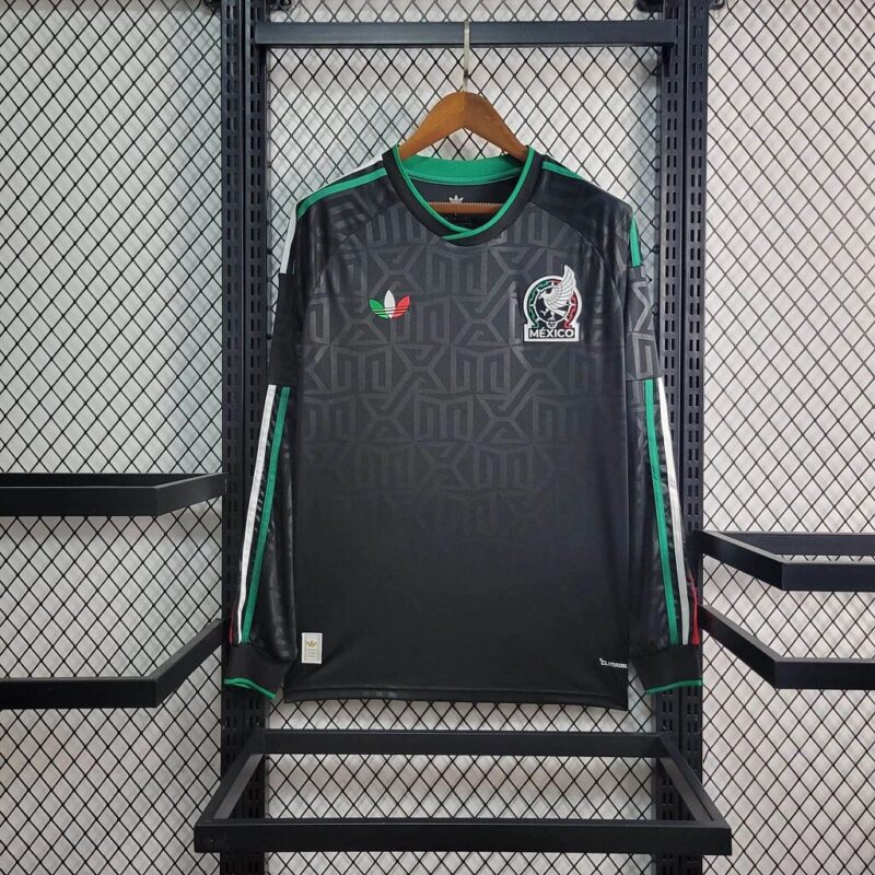 32113553305893dace9c9a7ff0a72670 2026 World Cup Mexico Third Away long sleeved jersey - Image 1