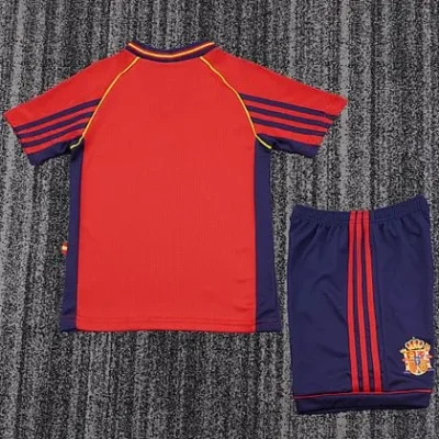 1998 Retro Spain Home kids kit jersey - Image 2