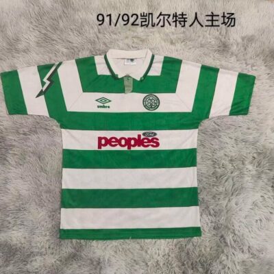 1991/1992 Retro Celtic Home jersey