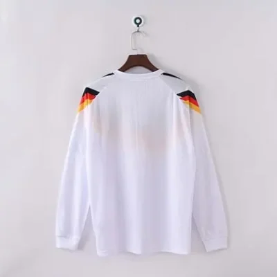1990 Retro Long Sleeve Germany Home jersey - Image 2