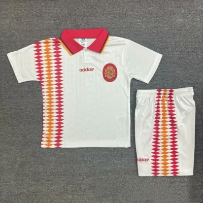 1994 Retro Spain Away kids kit jersey