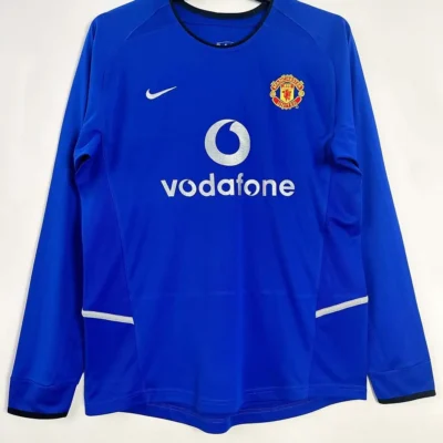 2002/2003 Retro Long Sleeve Manchester United Third Away jersey