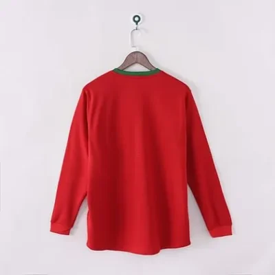 2012 Retro Long Sleeve Portugal Home jersey - Image 2