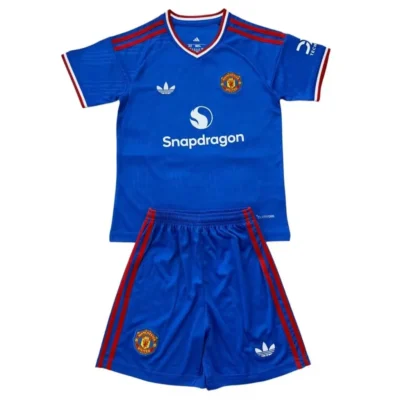 2026/2027 Manchester United Away Kids kit jersey