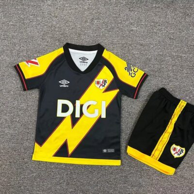 2025/2026 Rayo Vallecano Third Away kids kit jersey