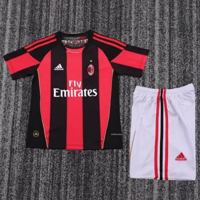 2011/2012 Retro AC Milan Home kids kit jersey
