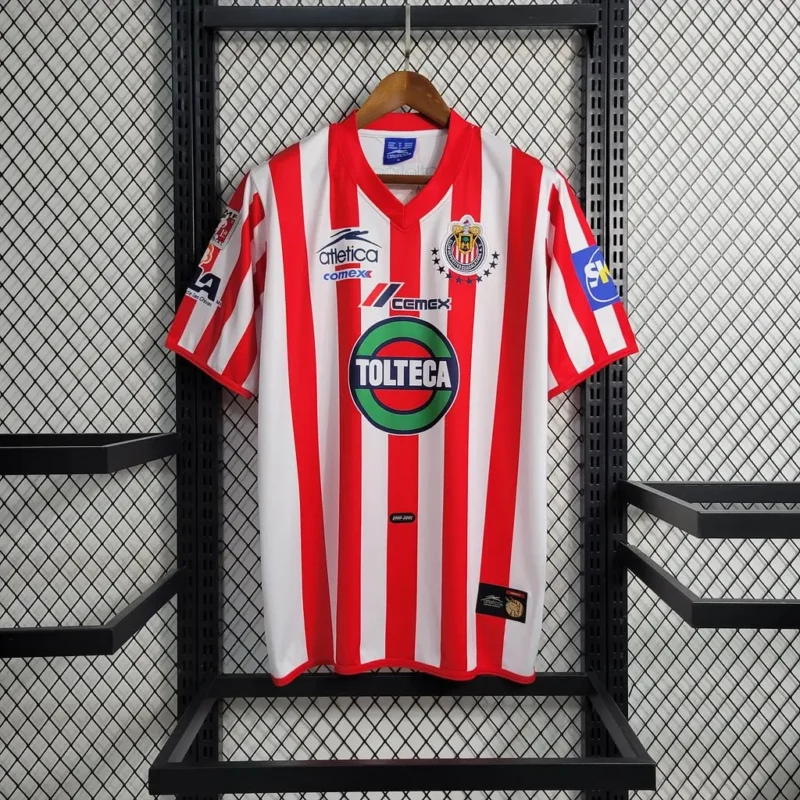 4addbf664f24bca4088e8048a2a78b3a 2001/2002 Retro Chivas de Guadalajara Home jersey - Image 1