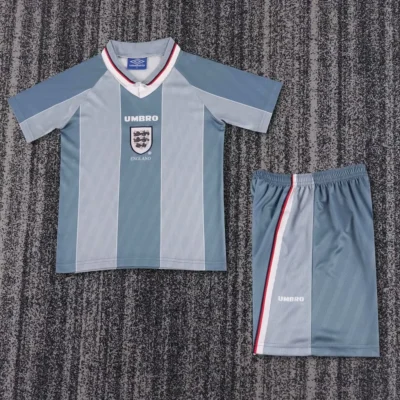 1996 Retro England Away kids kit jersey
