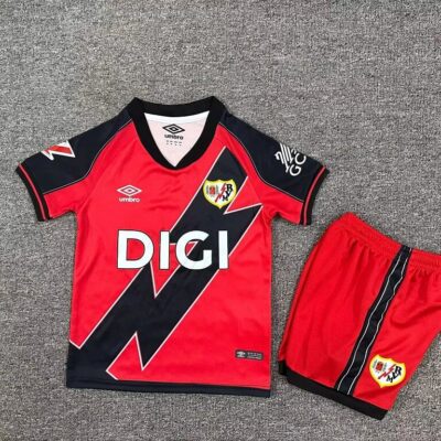 2025/2026 Rayo Vallecano Away kids kit jersey