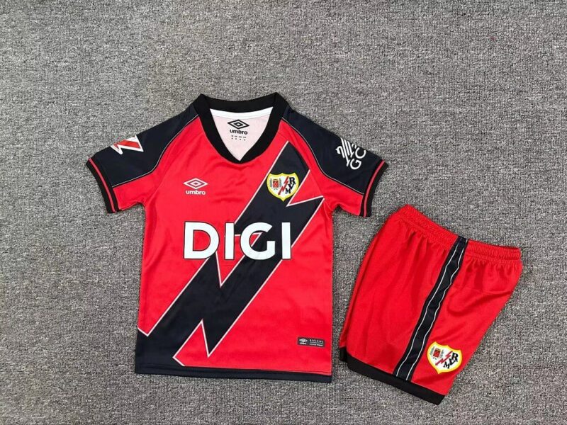 4d322ca4cea38b07d53977c59bce1bc9 2025/2026 Rayo Vallecano Away kids kit jersey - Image 1