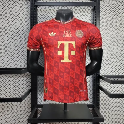 2025/2026 Player Version Bayern Munchen 125th Anniversary jersey