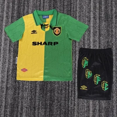 1992/1994 Retro Manchester United Away kids kit jersey