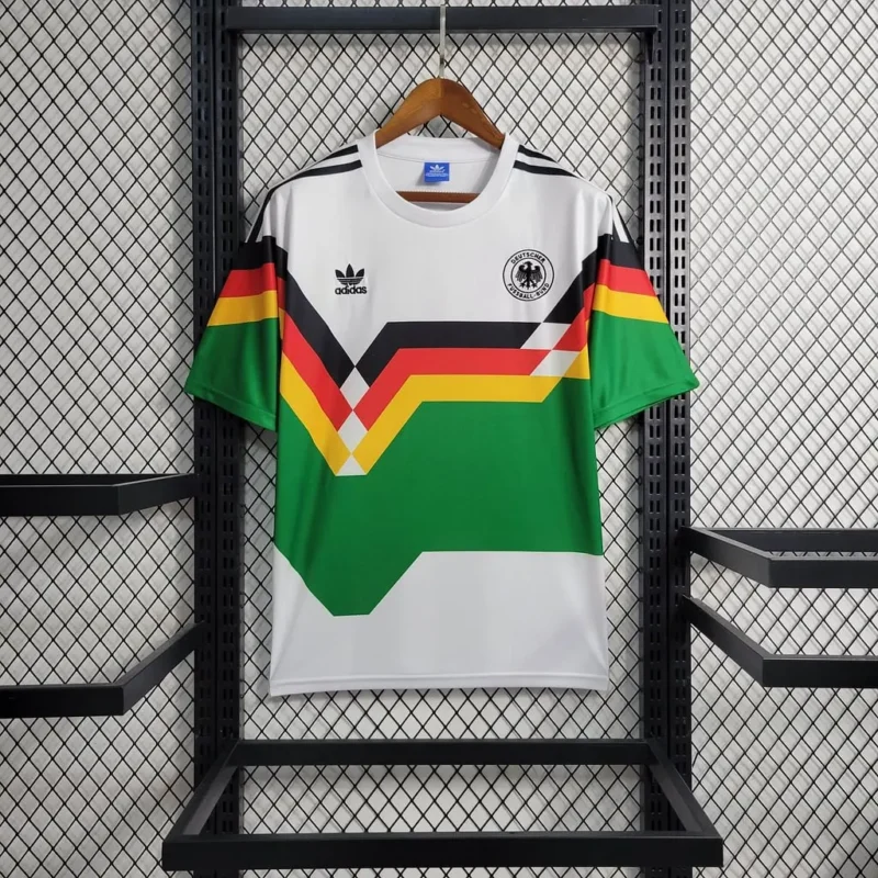 52fb517a3d2688d2f11ece994219ace5 1990 Retro Germany World Cup jersey - Image 1
