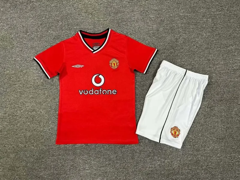 5337ce1c92598dca3b1895a41ed1525f 2012/2013 Retro Manchester United Home kids kit jersey - Image 1