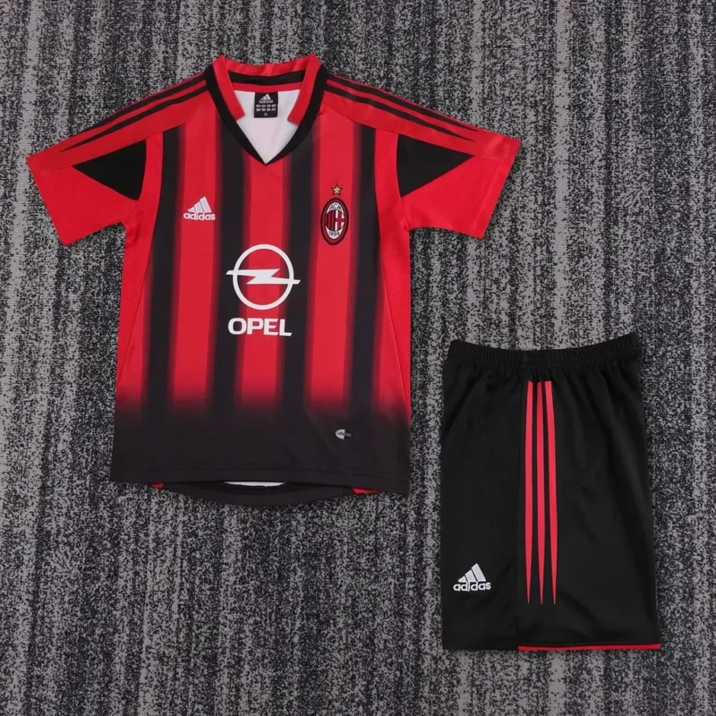 2004/2005 Retro AC Milan Home kids kit jersey - Image 1